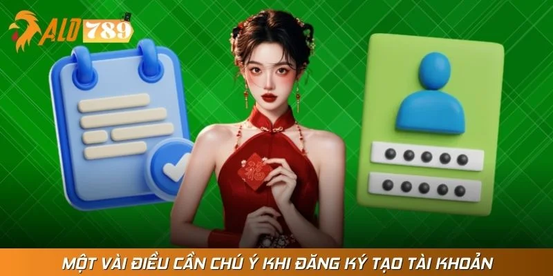 Một vài điều cần chú ý khi đăng ký tạo tài khoản