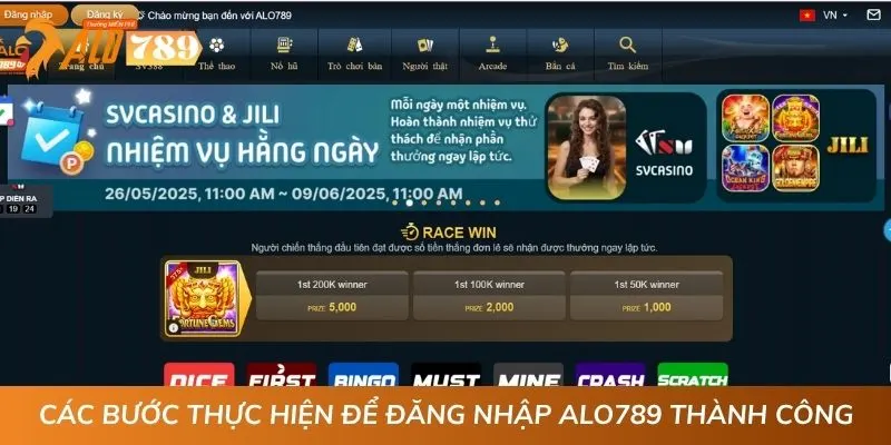 Hướng Dẫn Đăng Nhập ALO789 Thành Công Ngay Từ Lần Đầu Tiên
